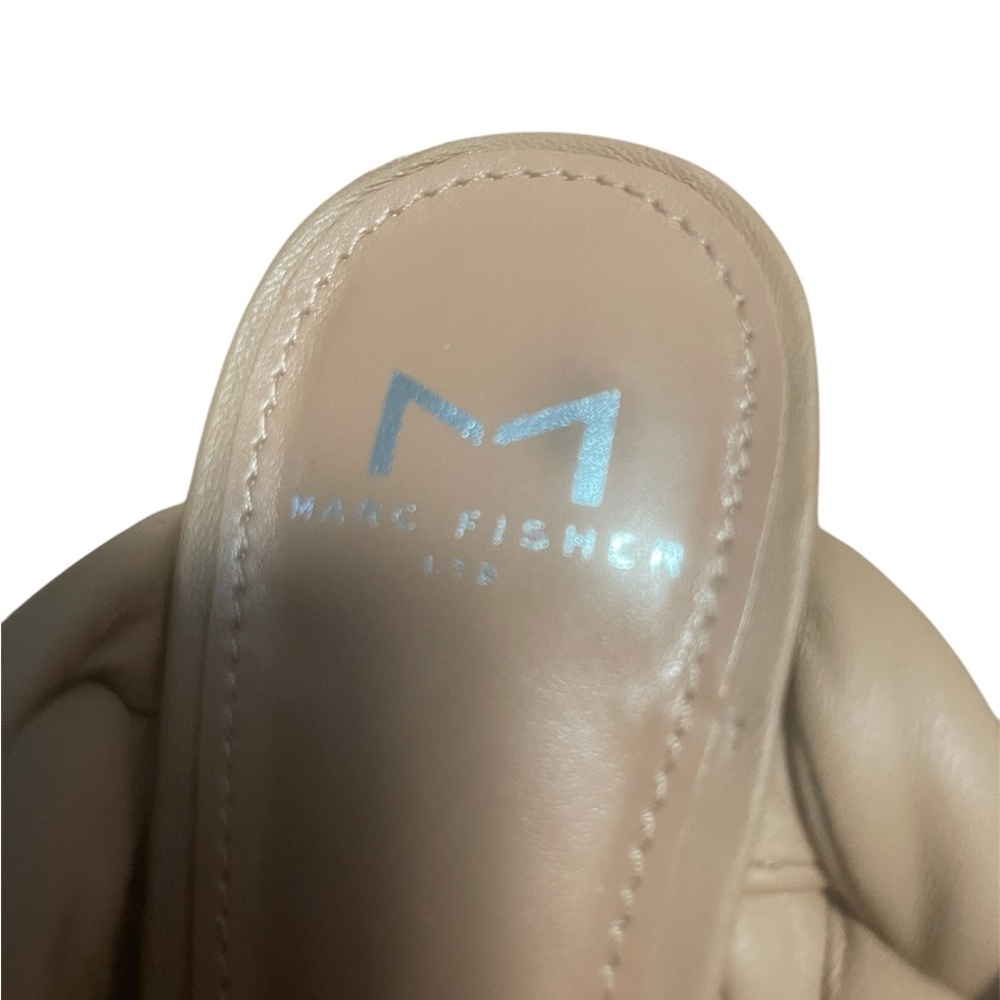 New Marc Fisher Tan Slides - image 3